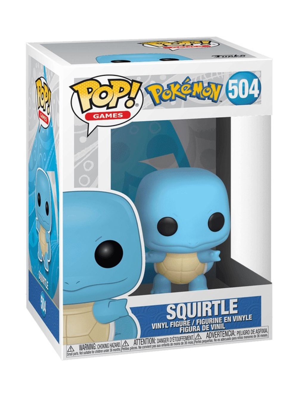 Funko Squirtle Pop! Vinyl Figure - Light Blue, Tan